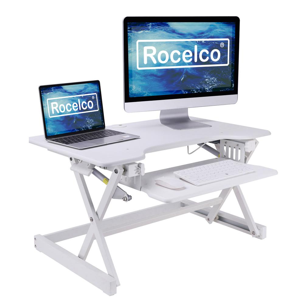 Rocelco 32" Height Adjustable Standing Desk