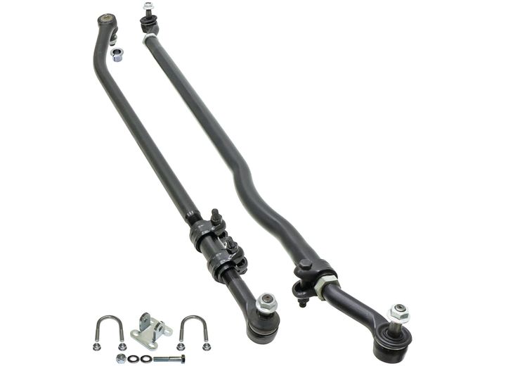 CURRECTLYNC JK WRANGLER HEAVY DUTY STEERING SYSTEM W/ FLIPPED DRAG LINK