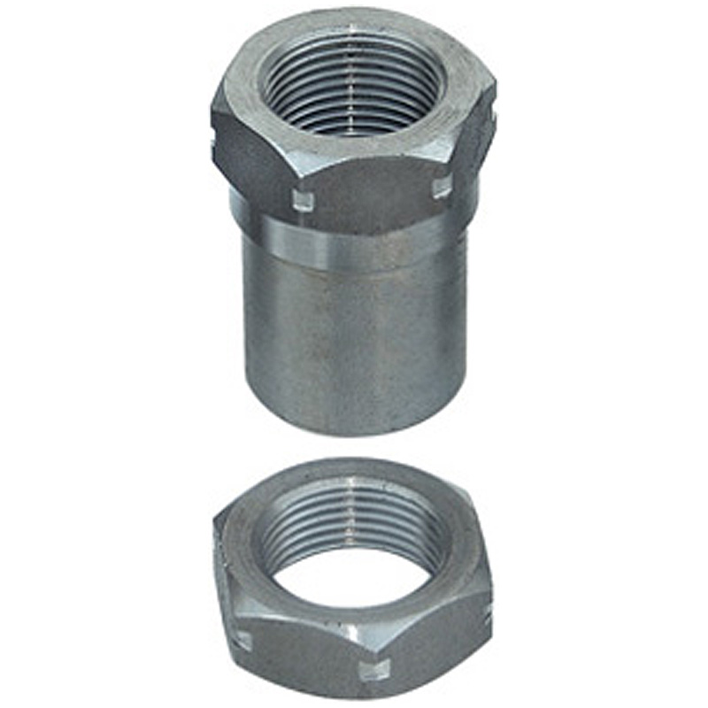 1IN14 THREADED BUNG WITH JAM NUT  LH THREAD