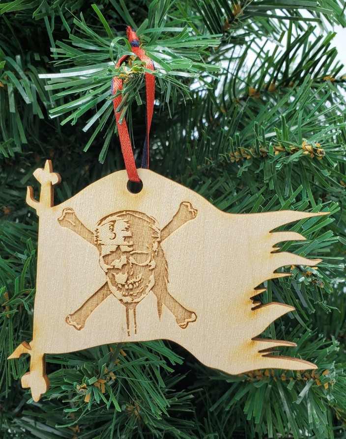 Pirate Unfinished Tree Ornament