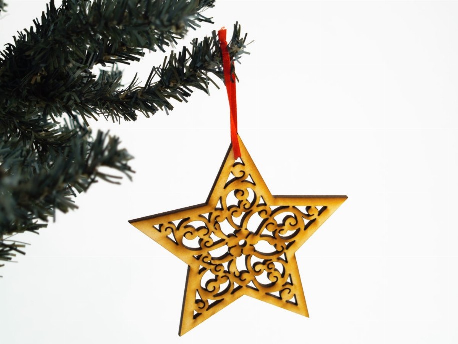 Star Tree Ornament - Paislley Star