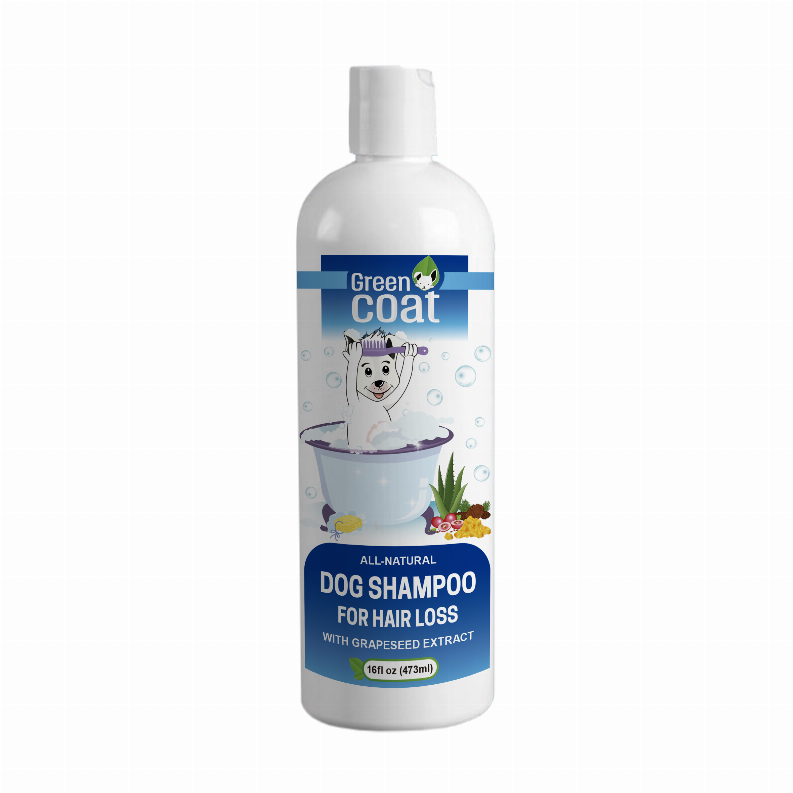 All-Natural Dog Shampoo - 16 oz Blue For Hair Loss