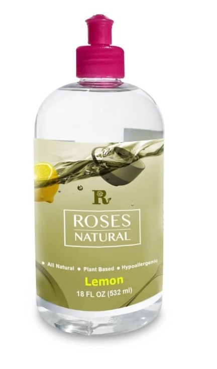 Natural Dish Soap - 18 oz Lemon