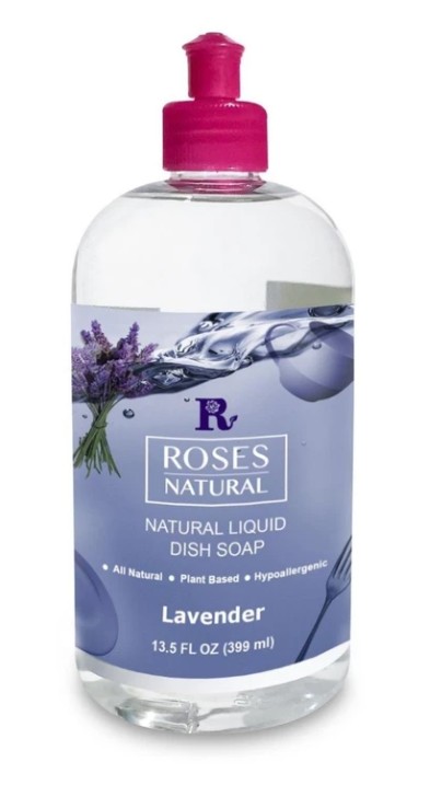 Natural Dish Soap - 18 oz Lavender