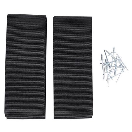 STRAPS, WITH RIVETS, PAIR, 07-10 JEEP WRANGLER JKU, 4DOOR