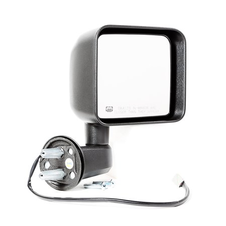 MIRROR, POWER HEATED, RH, BLACK, 14 JEEP WRANGLER