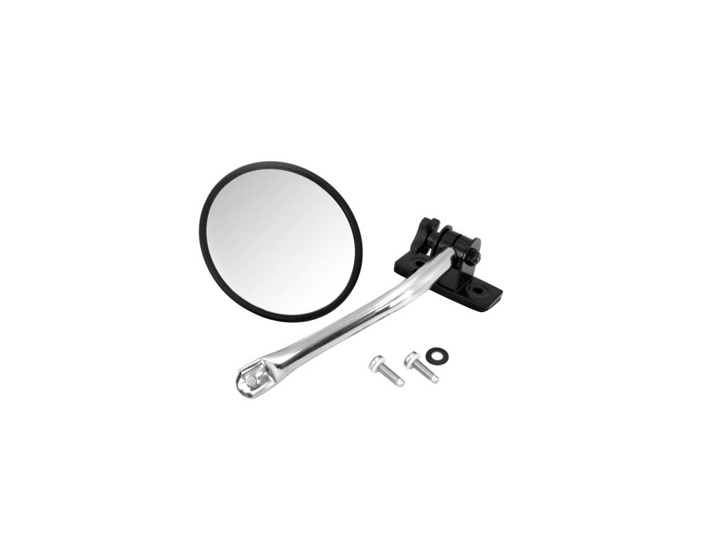 QUICK RELEASE MIRROR RELO KIT(EA),STAINLESS,97-16 JEEP WRANGLER