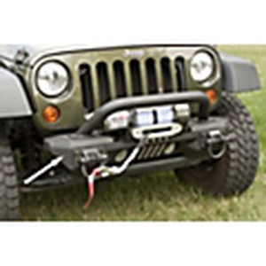 ALUMINUM FRONT XHD BUMPER ENDS, 07-16 JEEP WRANGLER