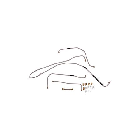 FUEL LINE SET, 41-44 WILLYS MB AND FORD GPW