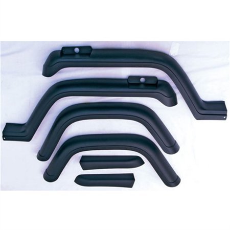 FENDER FLARE KIT, 6-PIECE, 87-95 YJ WRANGLER WITH HARDWARE