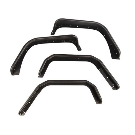 STEEL TUBE FENDERS, F/R SET; 07-18 WRANGLER JK