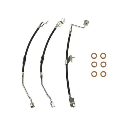 BRAKE HOSE KIT, 97-06 JEEP WRANGLER TJ