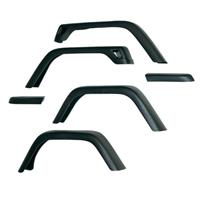 FENDER FLARE KIT 7-INCH WIDE, RUGGED RIDGE, FOR 97-06 JEEP WRANGLER (SIX PIECE K