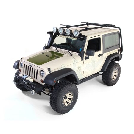 SHERPA ROOF RACK KIT; 07-18 JEEP WRANGLER JK, 2 DOOR