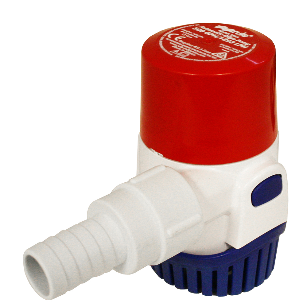 Rule 500GPH Electronic Sensing Bilge Pump - 24V