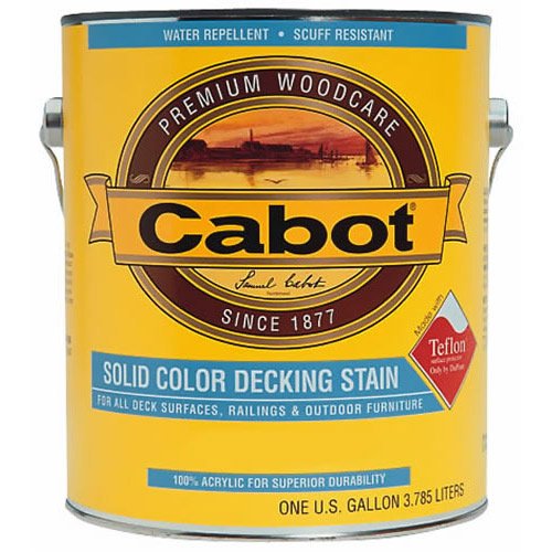 Medium Base Solid Deck Stain, 1 Gallon, Acrylic