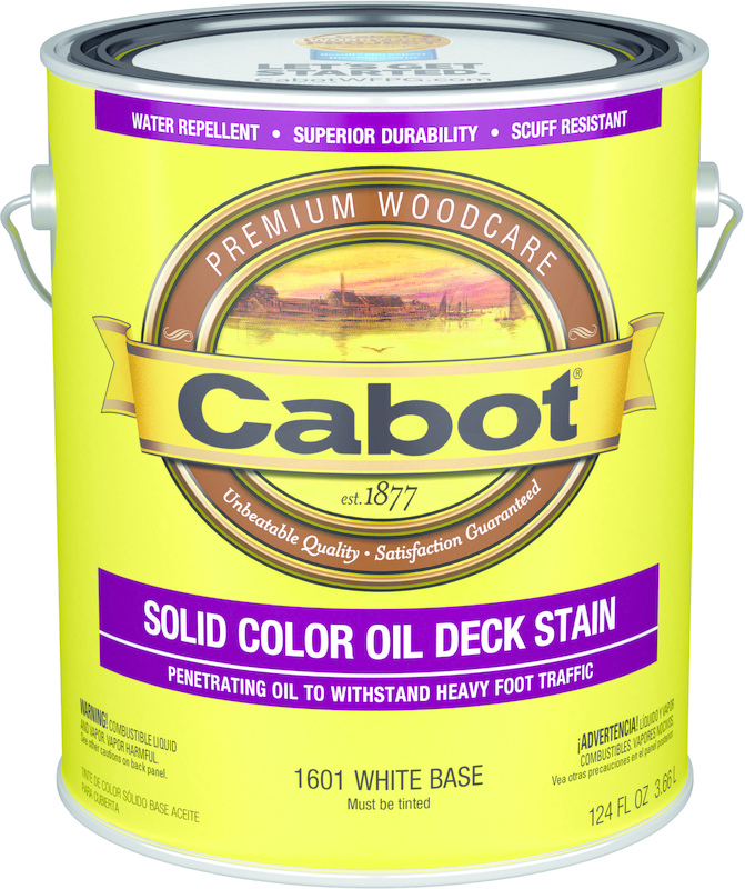 01-1601 1 Gallon White Oil Deck Stain