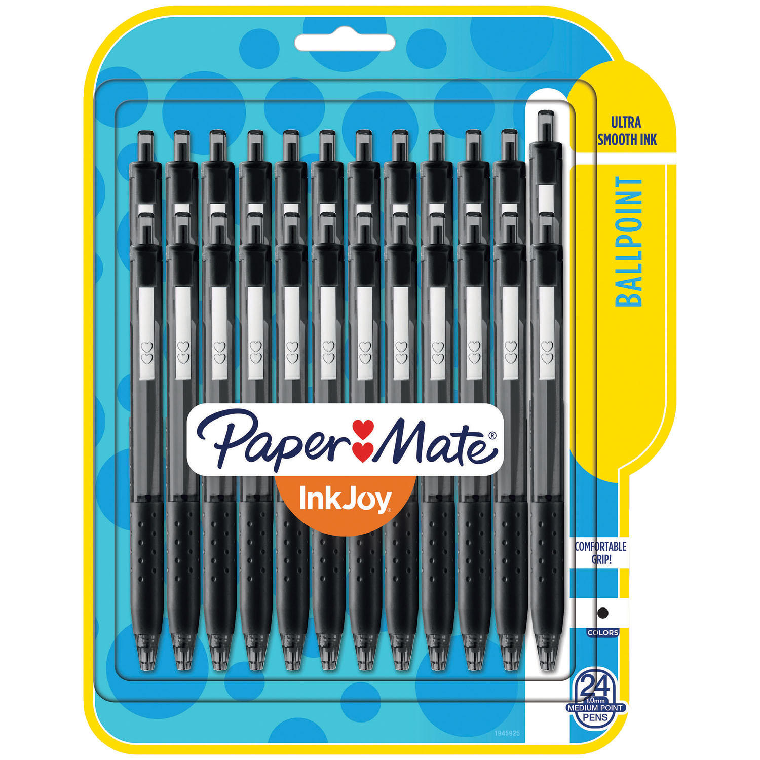 InkJoy 300 RT Retractable Ballpoint Pen, 1mm, Black, 24/Pack