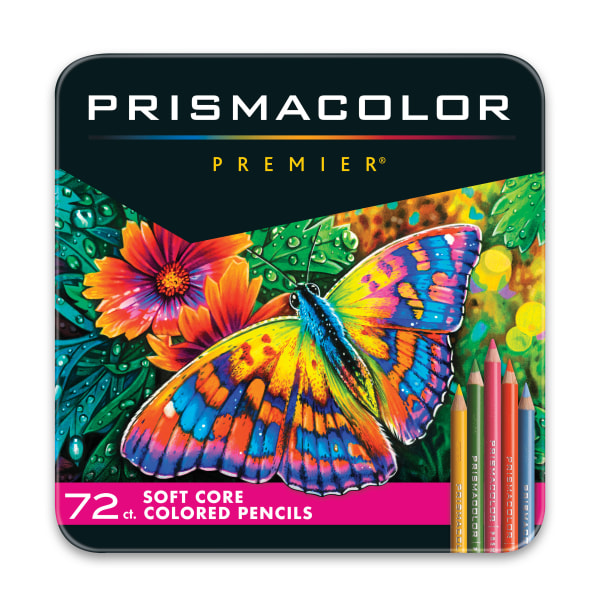 Premier Colored Pencil, 2H, 72 Assorted Colors/Set