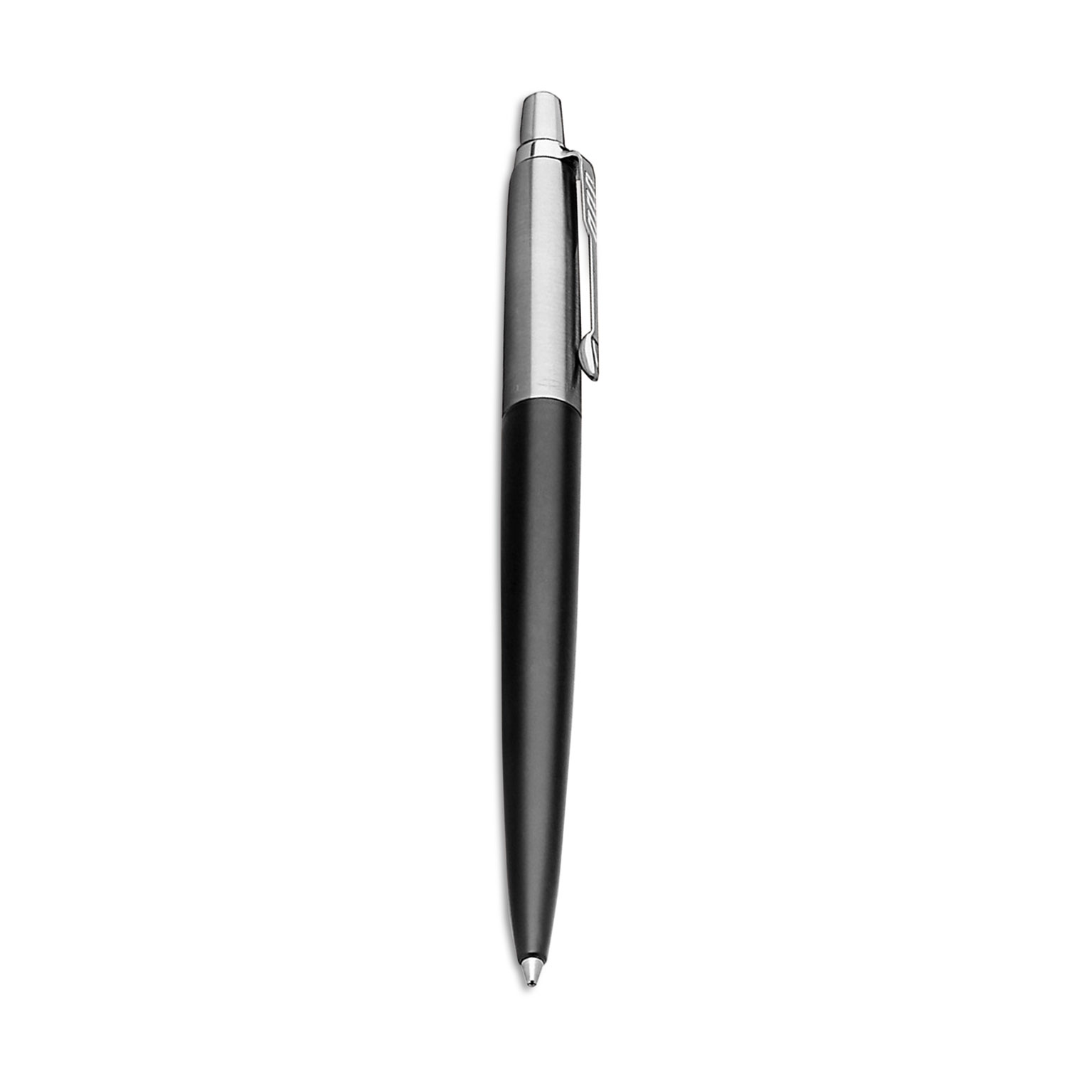 Jotter Retractable Ballpoint Pen, Black Barrel w/Blue Ink, Medium Point