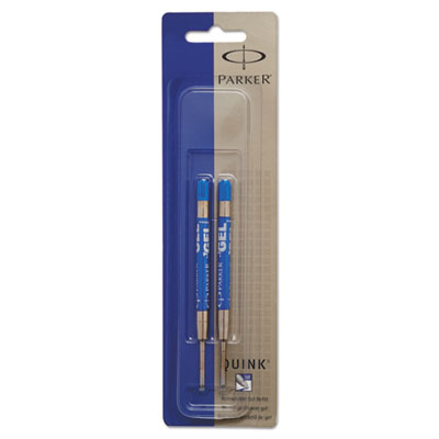 Refill for Gel Ink Roller Ball Pens, Medium, Blue Ink, 2/Pack