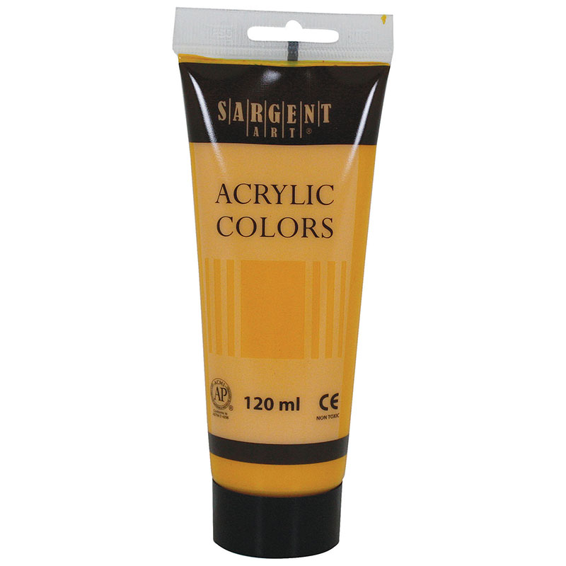 Acrylic Paint Tube, 120 ml, Cadmium Yellow Medium