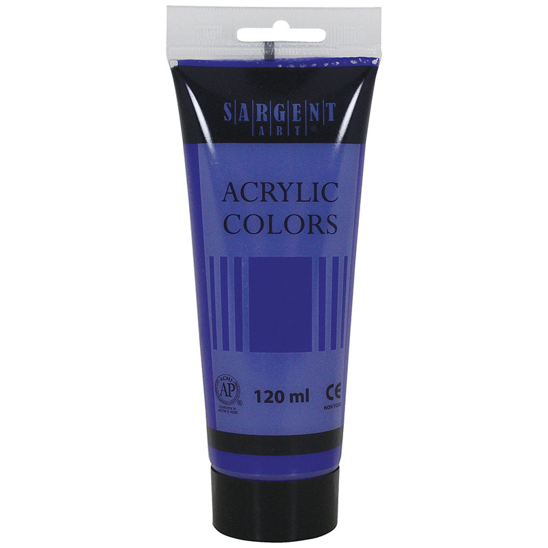 Acrylic Paint Tube, 120 ml, Dark Cobalt Violet