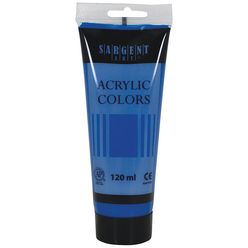 Acrylic Paint Tube, 120 ml, Dark Ultramarine Blue