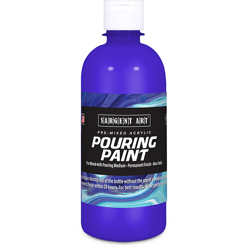 Acrylic Pouring Paint, 16 oz., UltramarineBlue