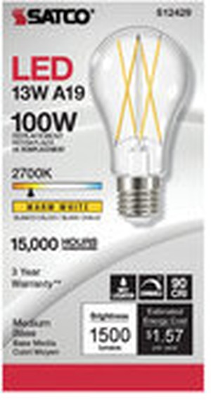 S12429 12.5W LED A19 BULB