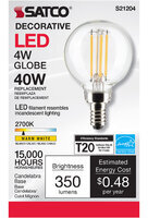 S21204 4.0W LED GLOBE BULB