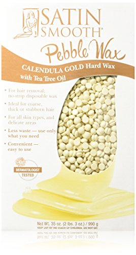 Satin Smooth SSWBCTG Calendula Gold Pebble Wax With Tea Tree