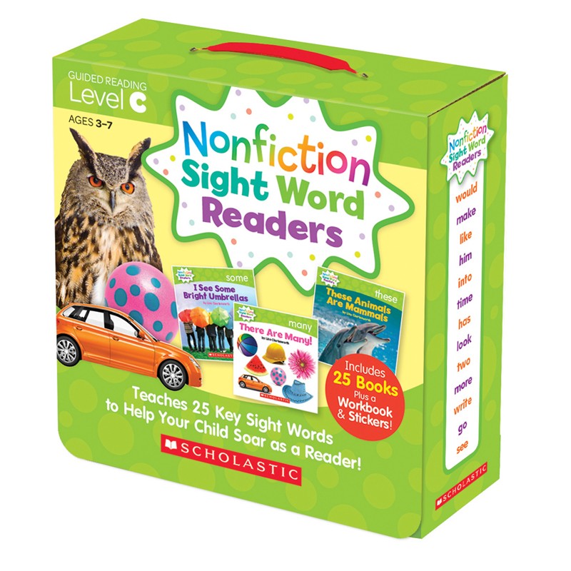 Nonfiction Sight Word Readers Set, Level C, Set of 25 Books