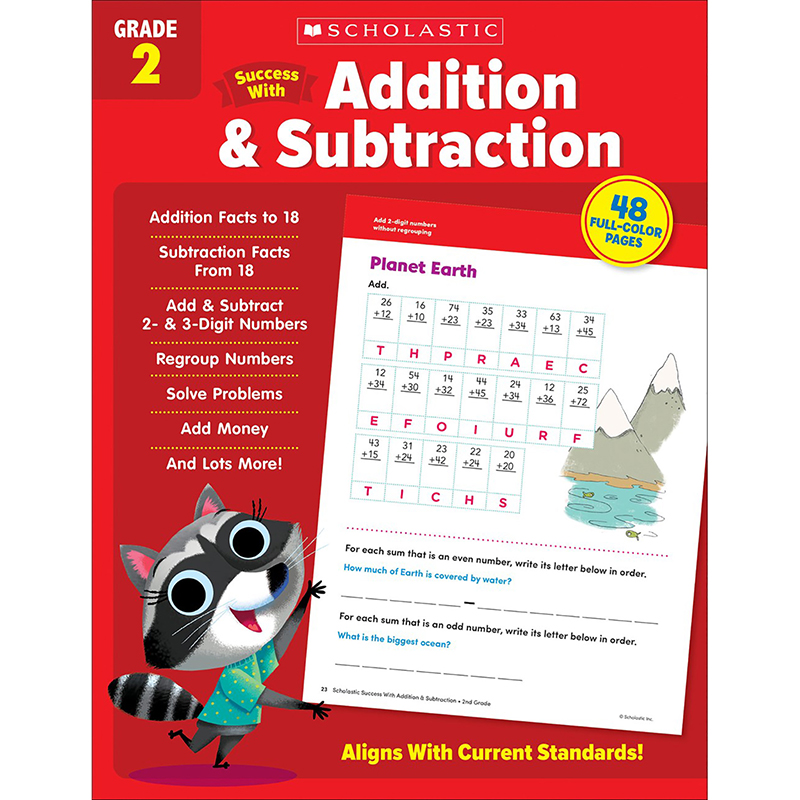 Success With Addition & Subtraction: Grade 2