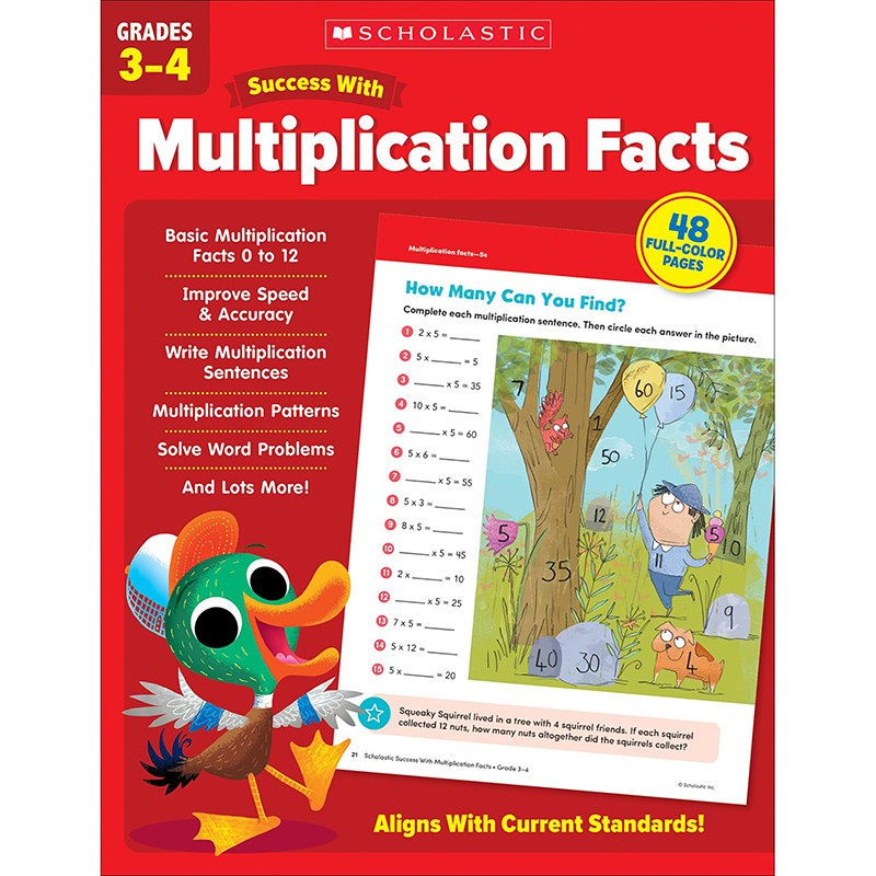 Success With Multiplication Facts: Grades 3–4