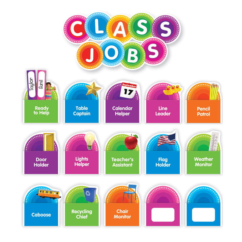 Color Your Classroom: Class Jobs Bulletin Board