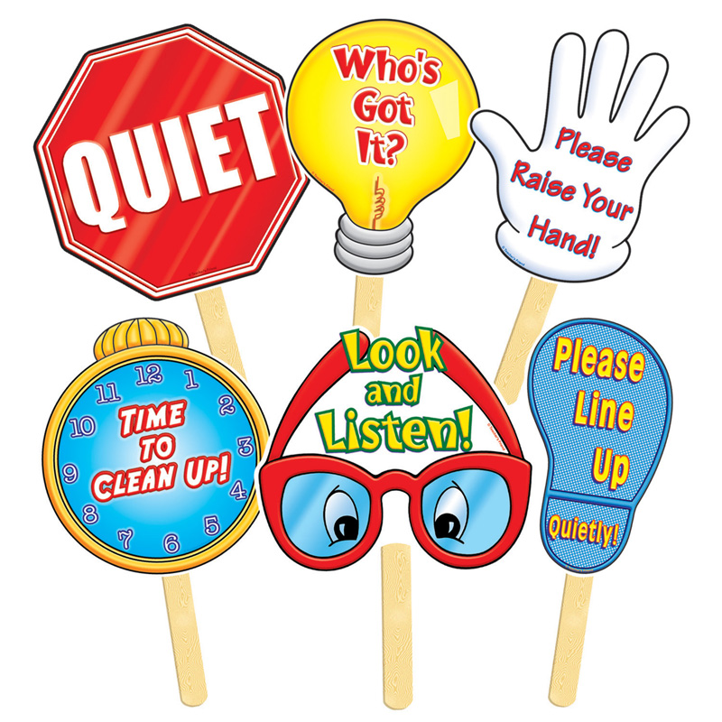 Manage Your Class Signs, Pack of 6