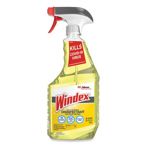 Multi-Surface Disinfectant Cleaner, Fresh Scent, 32 oz Spray Bottle, 8/Carton