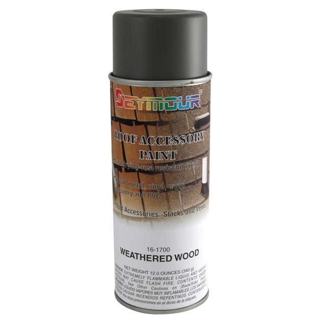 16 Oz. Roof Accessory Paint, Weathered Wood