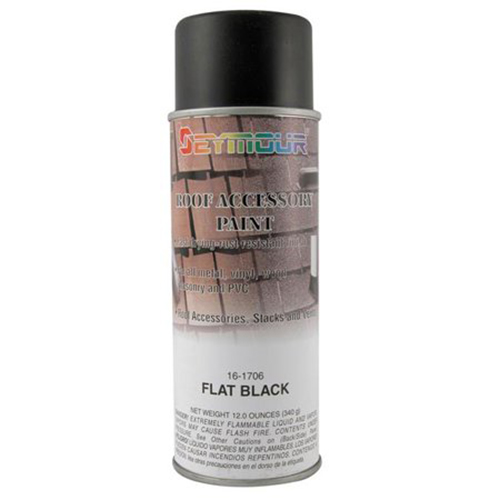 16-1706 Spray Paint Flat Black Roof Paint