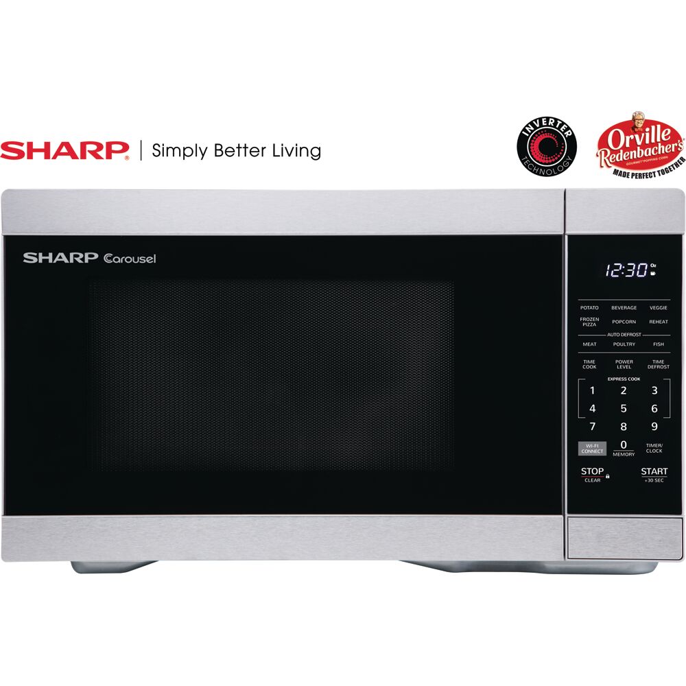 1.1 CF Smart Countertop Microwave Oven, Orville Redenbacher's Certified