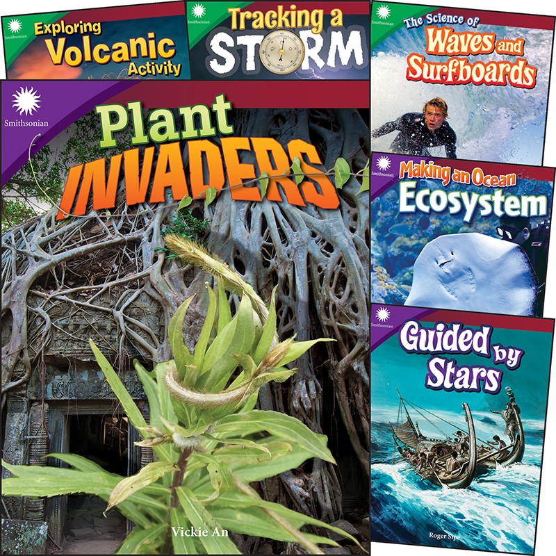 Smithsonian Informational Text: The Natural World, 6-Book Set, Grades 4-5