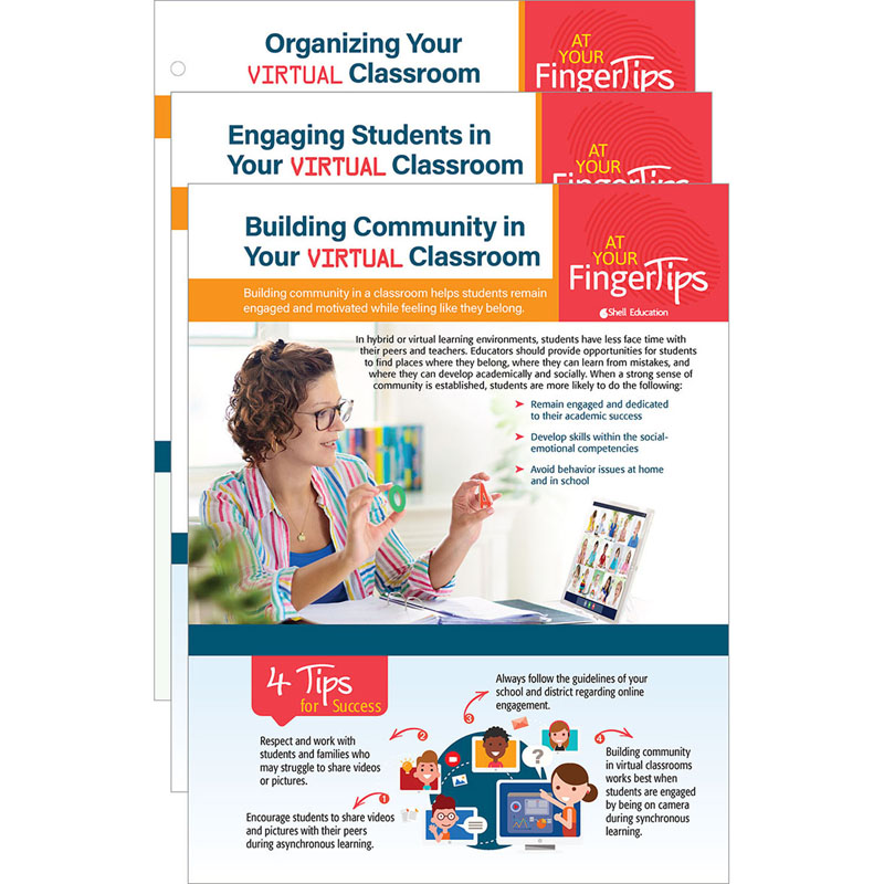 Virtual Classroom Basics At Your Fingertips, Set of 3