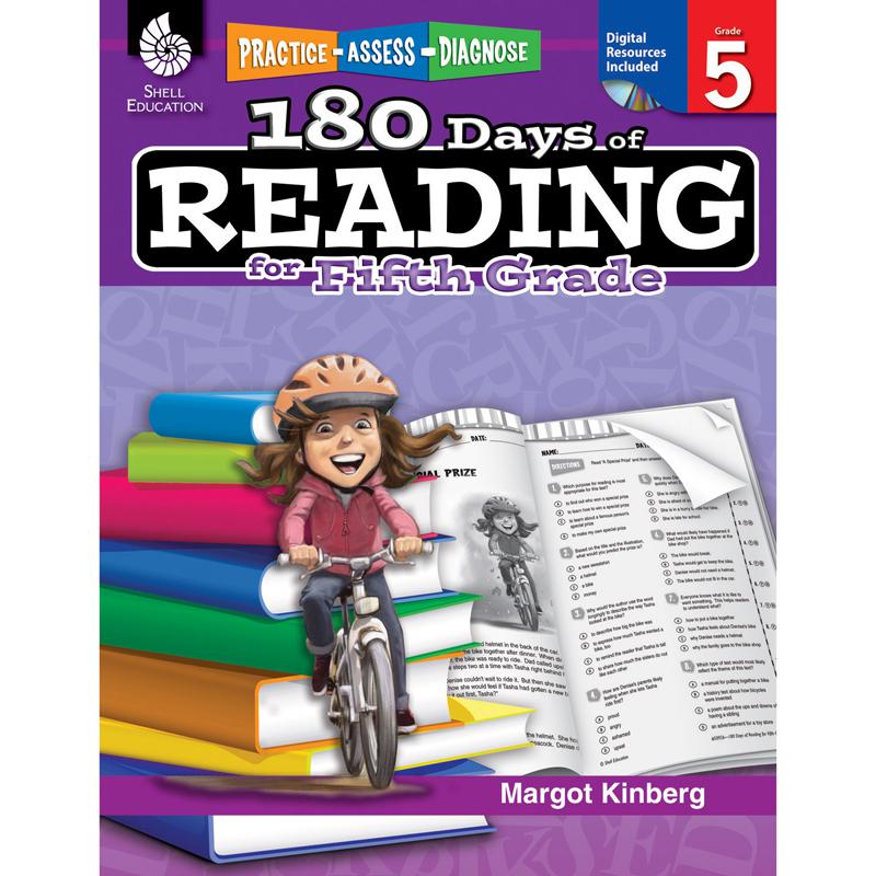 180 Days Of Reading Book For Fifth, Grade