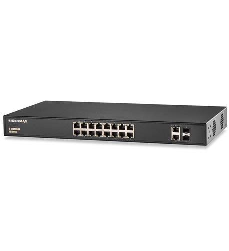 C-100 16 Port Fast Ethernet PoE+ Switch