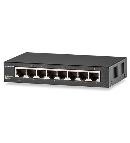 C-100 8 Port Gigabit Switch