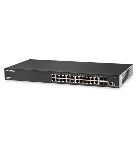 C-300 24 Port Gigabit PoE+ Mgd Switch