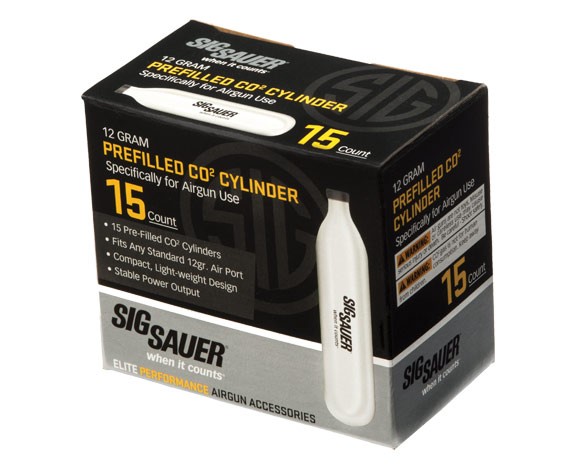 Sig Sauer CO2 CYLINDERS 12 Gr. - 15 PACK
