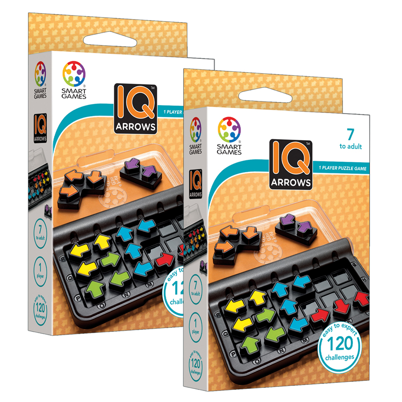 IQ Arrows Puzzle Game, Pack of 2