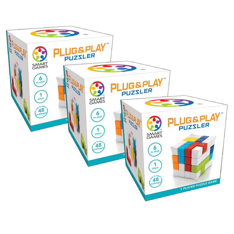Plug & Play Puzzler, Pack of 3
